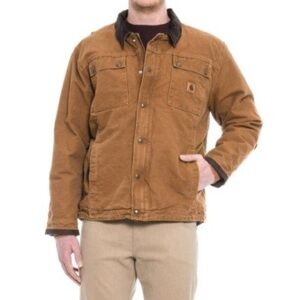 Men’s Quilted Flannel Duck Canvas Carhartt Tractor Jacket